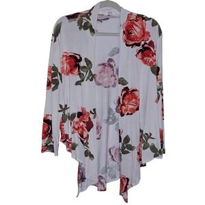 Cherish Size Large Women's Open Front Blouse Top Cover Cottagecore Boho Festival